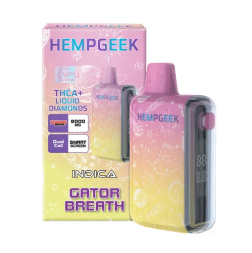 Pie Hoe Hempgeek THCA+Diamantes Líquidos Desechables 8000MG
