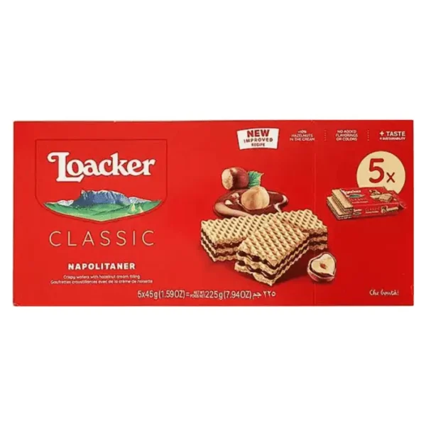 Galletitas obleasLoacker Napolitaner 5x45g