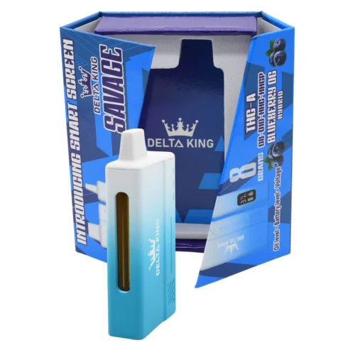Vape THCA SAVAGE - 8 G De Cannabinoides D8, D10, HHC Y HHCP sabor blueberry og - Imagen 2