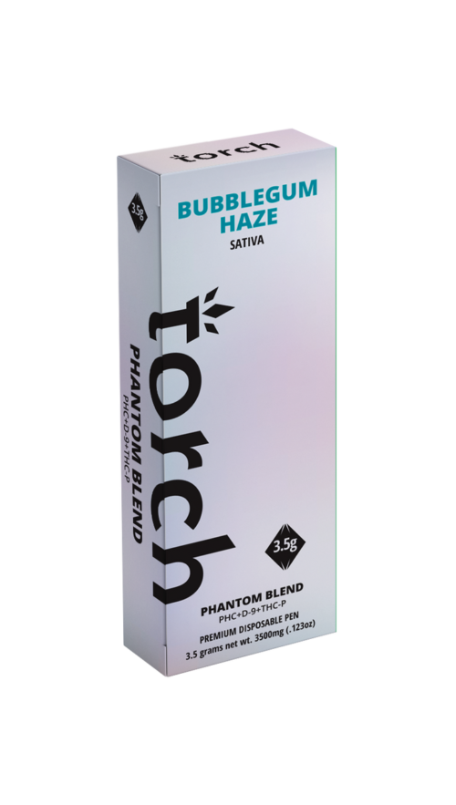 Desechables Torch Phantom Blend THC 3,5 g BUBBLE GUM HAZE