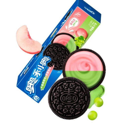 OREO Sabor uva y durazno