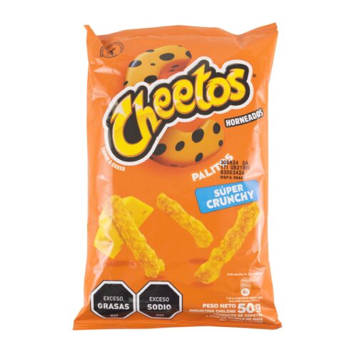 cheetos palitos super crunchy queso 50gr
