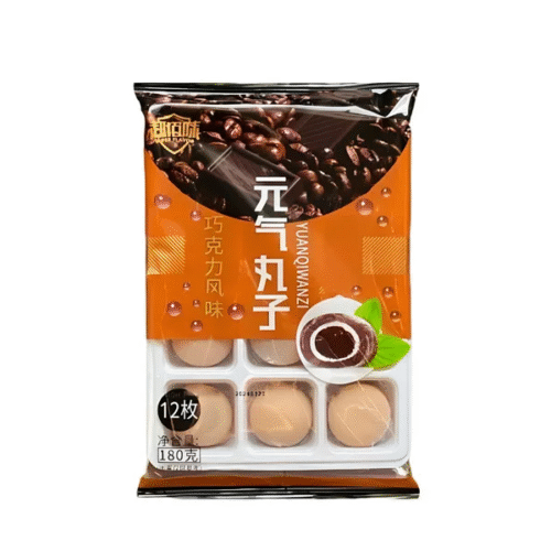 Mochi Relleno Sabor Chocolate Y Café (12 Uni ) 180 Grs
