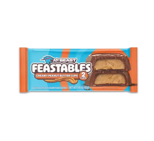Chocolate Feastable MR Beast mantequilla de maní x 2 Cups