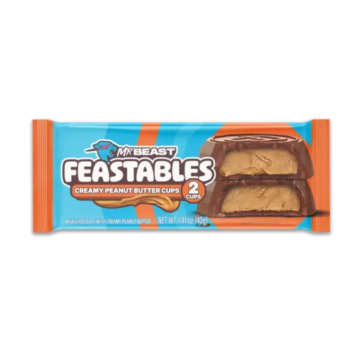 Chocolate Feastable MR Beast mantequilla de maní x 2 Cups