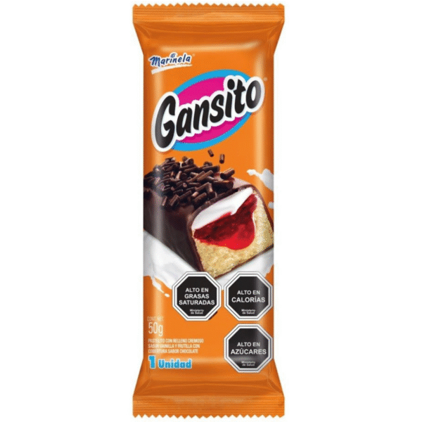 Bizcocho Relleno Gansito Marinela x50gr