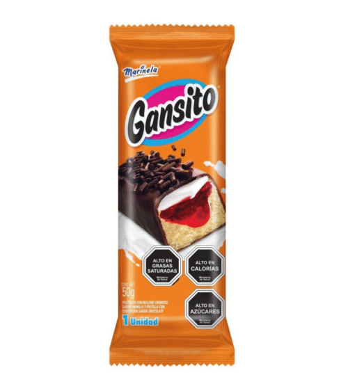 Bizcocho Relleno Gansito Marinela x50gr - Imagen 2