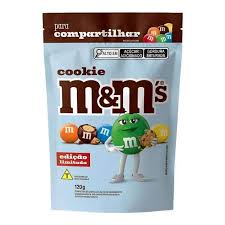 m&m cookie para compartilhar