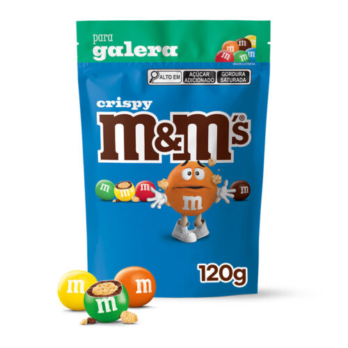 Chocolate m&m crispy para galera