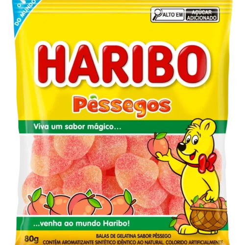 haribo pessegos 80g