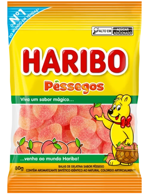 haribo pessegos 80g