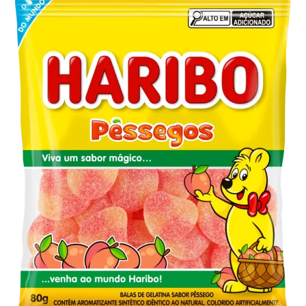 haribo pessegos 80g
