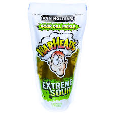 sour dill pickle warheads