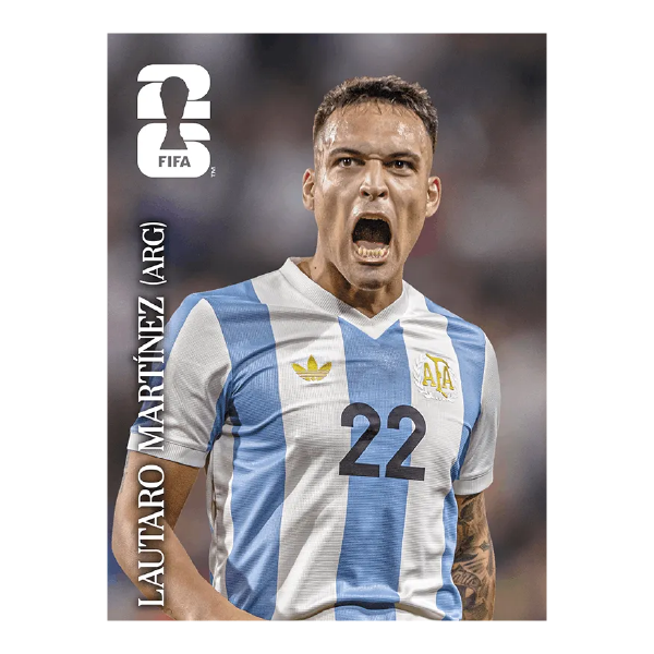Figuritas álbum FIFA 2026 Edición Coca Cola suelta CC14. Lautaro Martínez Argentina
