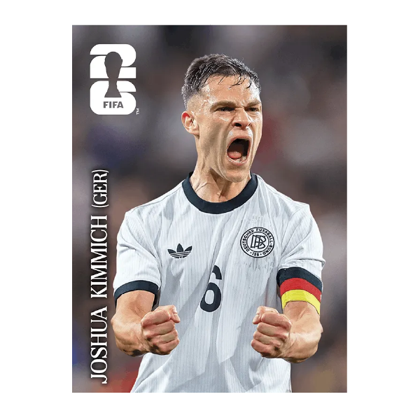 Figuritas álbum FIFA 2026 Edición Coca Cola suelta CC2. Joshua Kimmich Alemania