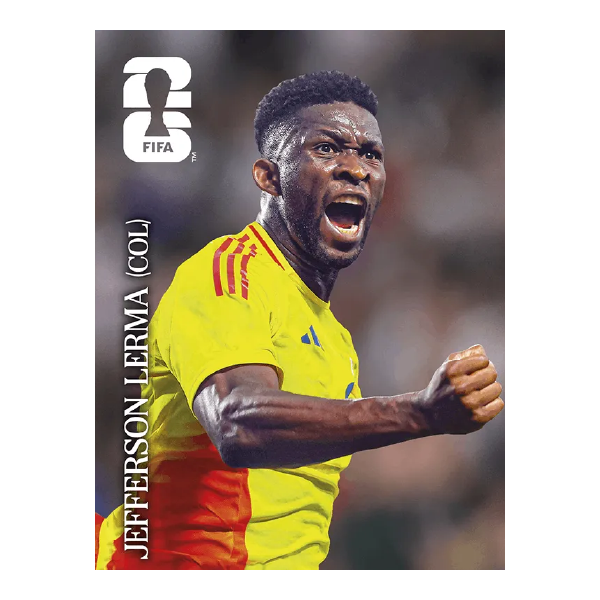 Figuritas álbum FIFA 2026 Edición Coca Cola suelta CC7. Jefferson Lerma Colombia